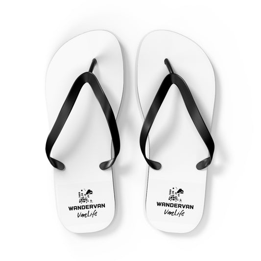 Flip Flops - WanderVan (White) Tongues - WanderVan