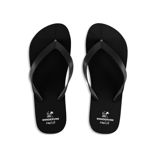 Unisex Flip-Flops - Black - WanderVan