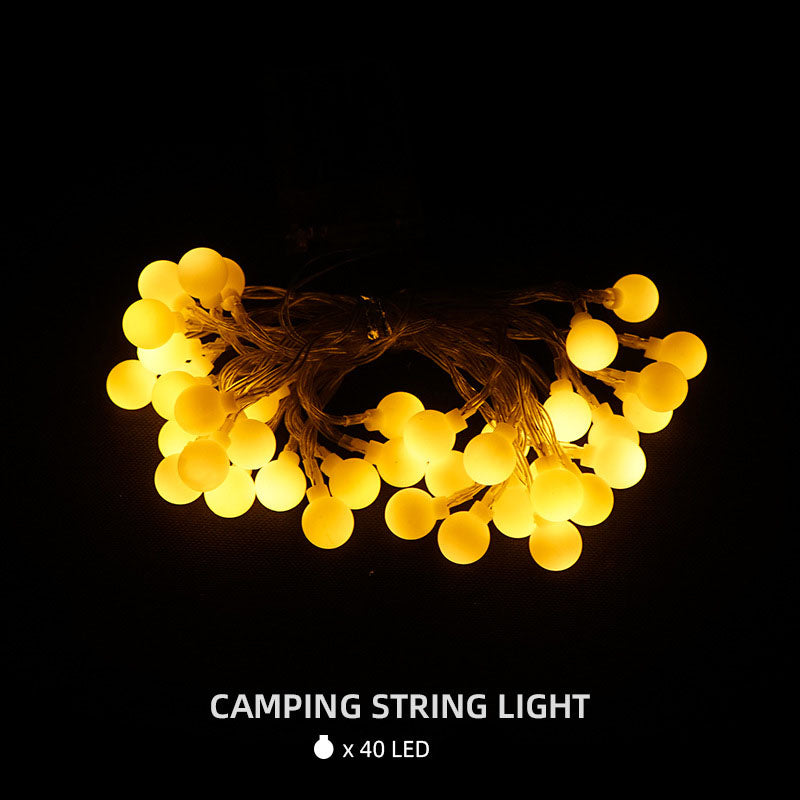 Outdoor Camping LED Wande Small String Lights Canopy Tent Lights Waterproof Warm Light Atmosphere Lights Camping Lights String Party Decoration Lights - WanderVan