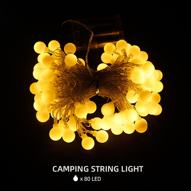 Outdoor Camping LED Wande Small String Lights Canopy Tent Lights Waterproof Warm Light Atmosphere Lights Camping Lights String Party Decoration Lights - WanderVan