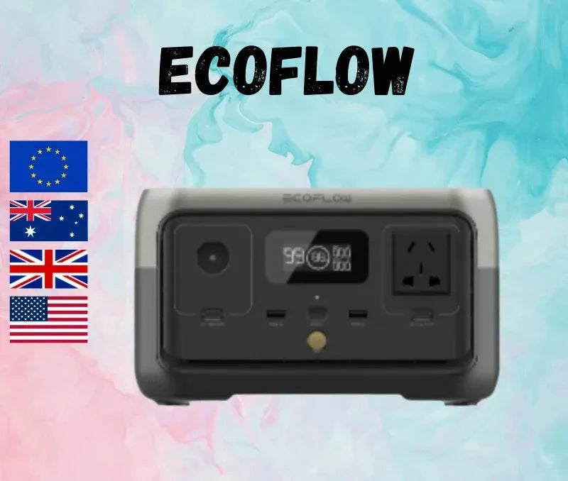 EcoFlow-Centrale électrique portable RIVER 2, camping AC, générateur solaire 300 V, batterie veFePO4, tentes domestiques, montre - WanderVan