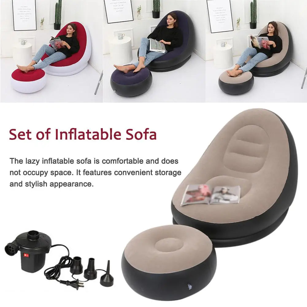 Inflatable Air Mattress Lazy Sofa - WanderVan