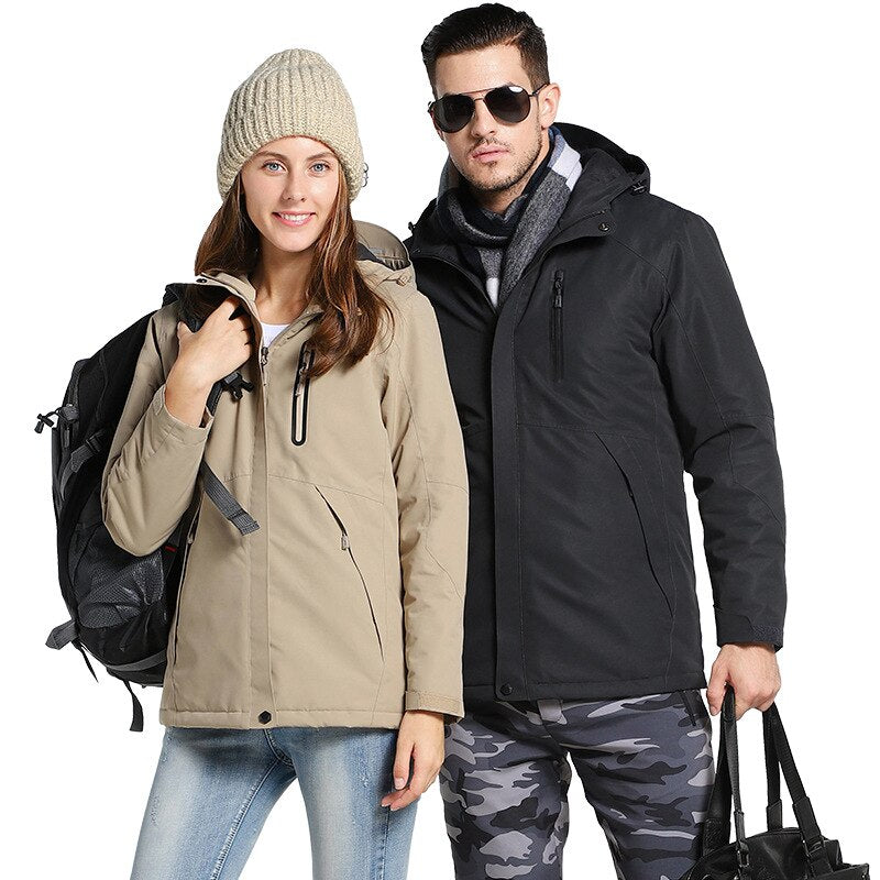 Outdoor USB Heated Hiking Jacket Coats AM354 - Unisex - WanderVan