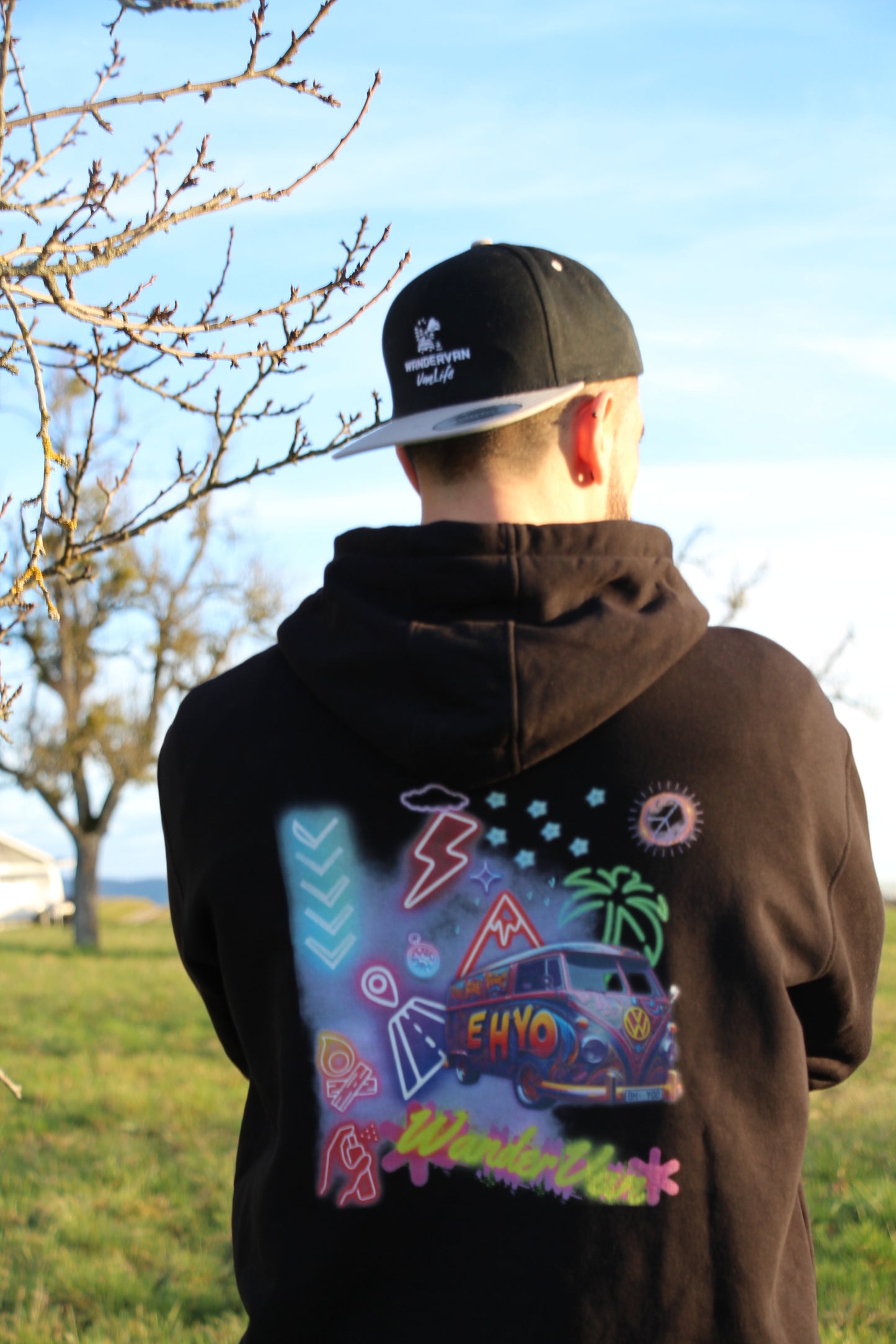 Men hoodie - DubVapoRoad - WanderVan