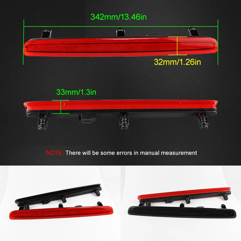 LED Smoked Tailgate Brake Lamp For VW T5 Transporter 2003-2015 High Level Light Caravelle T5 Car Styling High Mount Stop Lamp - WanderVan