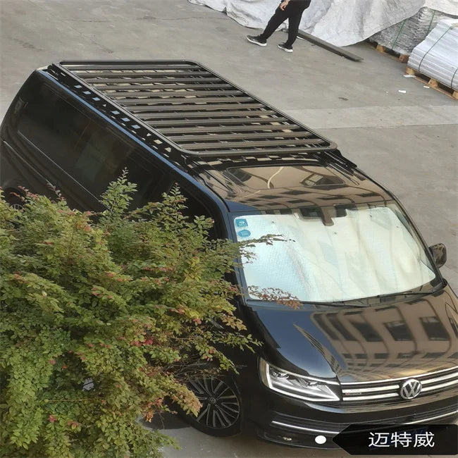 CAR ROOF RACK Rooftop Cargo Carrier Roof Platform compatible with VOLKSWAGEN MULTIVAN/CARAVELLE - WanderVan