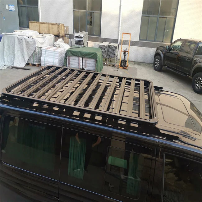 CAR ROOF RACK Rooftop Cargo Carrier Roof Platform compatible with VOLKSWAGEN MULTIVAN/CARAVELLE - WanderVan