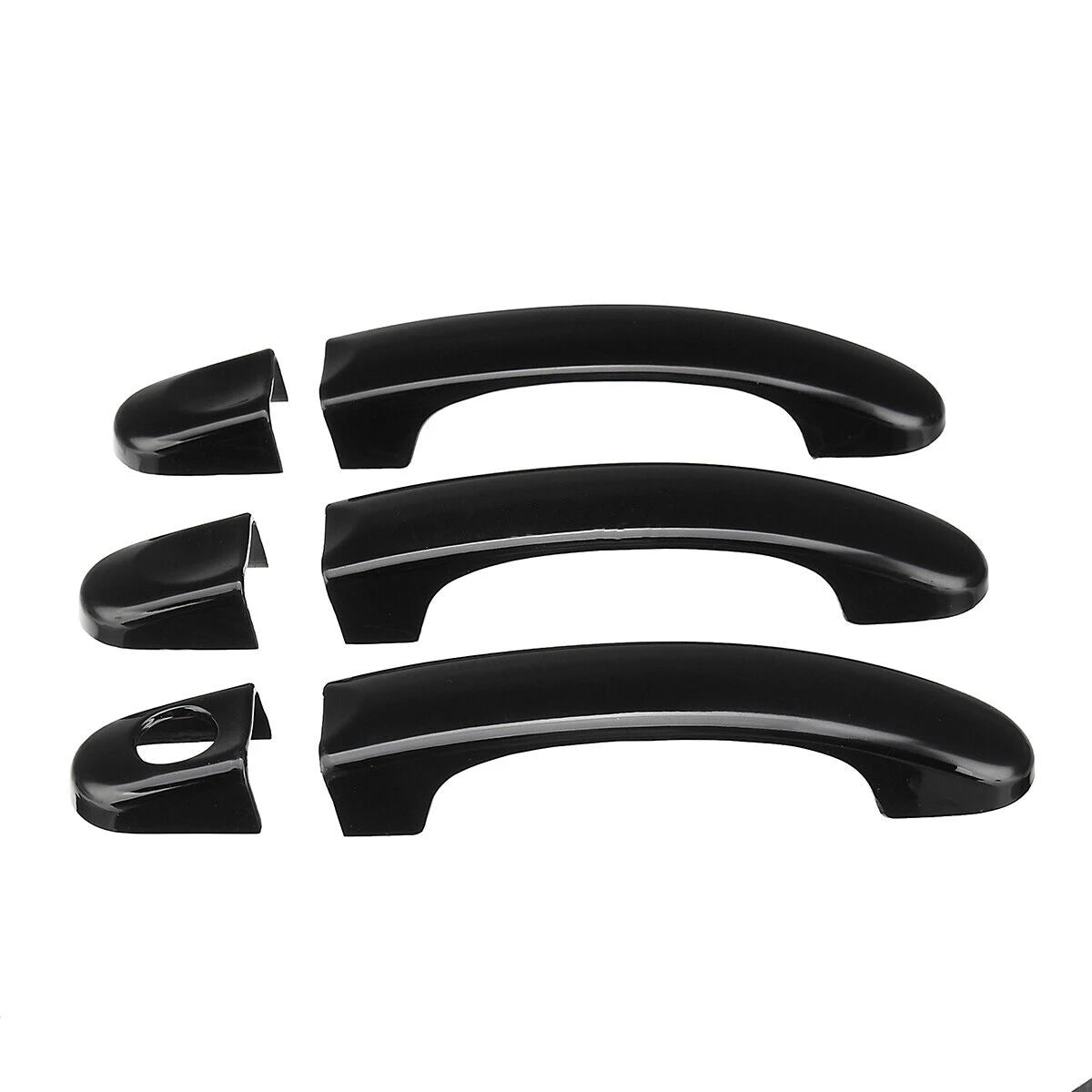 Gloss Black Door Handle Covers For Vw Transporter T5 2003-2015 T6 2015-Up Caravelle Caddy Van 2004-2015 Door Handles Replacement - WanderVan