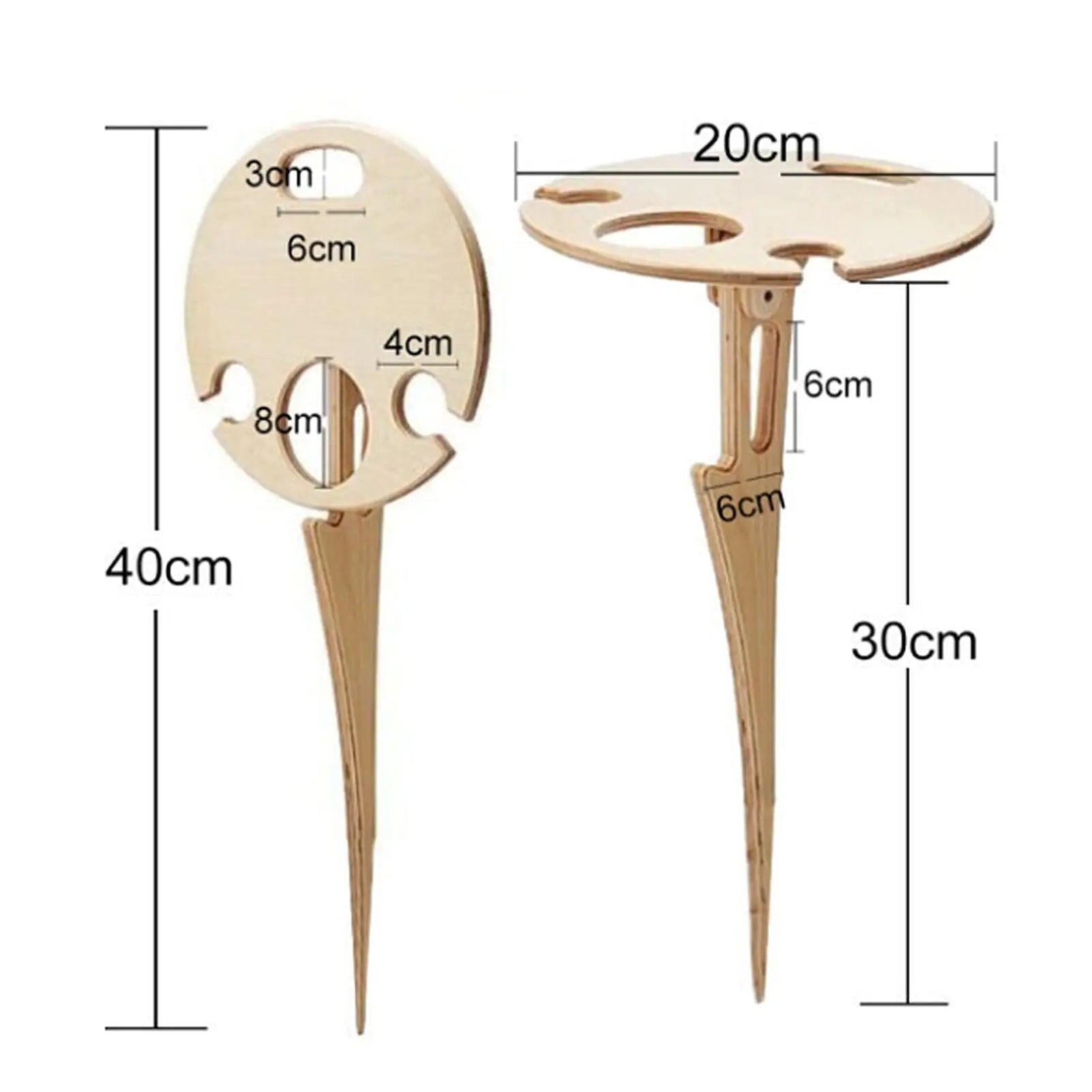 Portable Wine Table For Outdoor Picnics - WanderVan