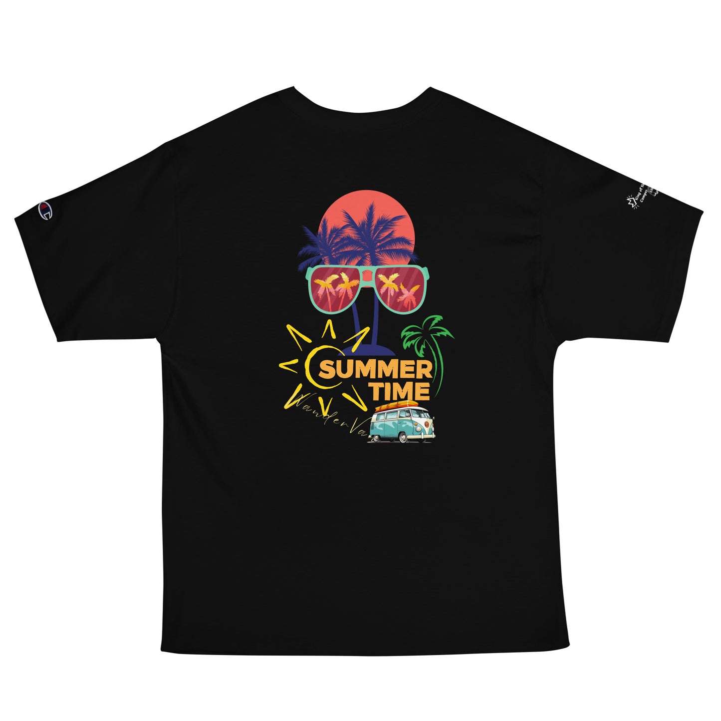 Men's Champion T-Shirt - Summer Time WanderVan - WanderVan