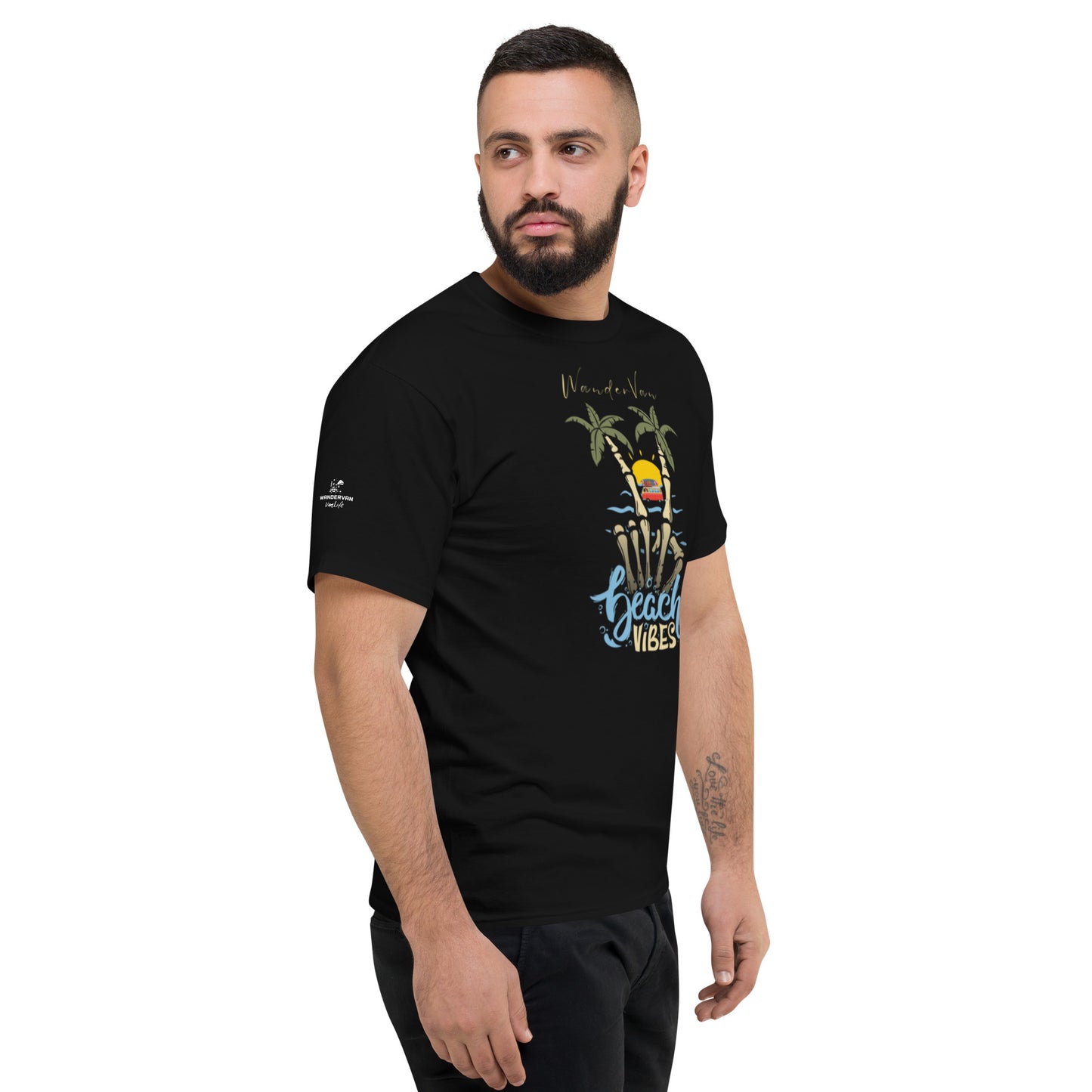 Men's Champion T-Shirt - WanderVan - Beach Vibes - WanderVan