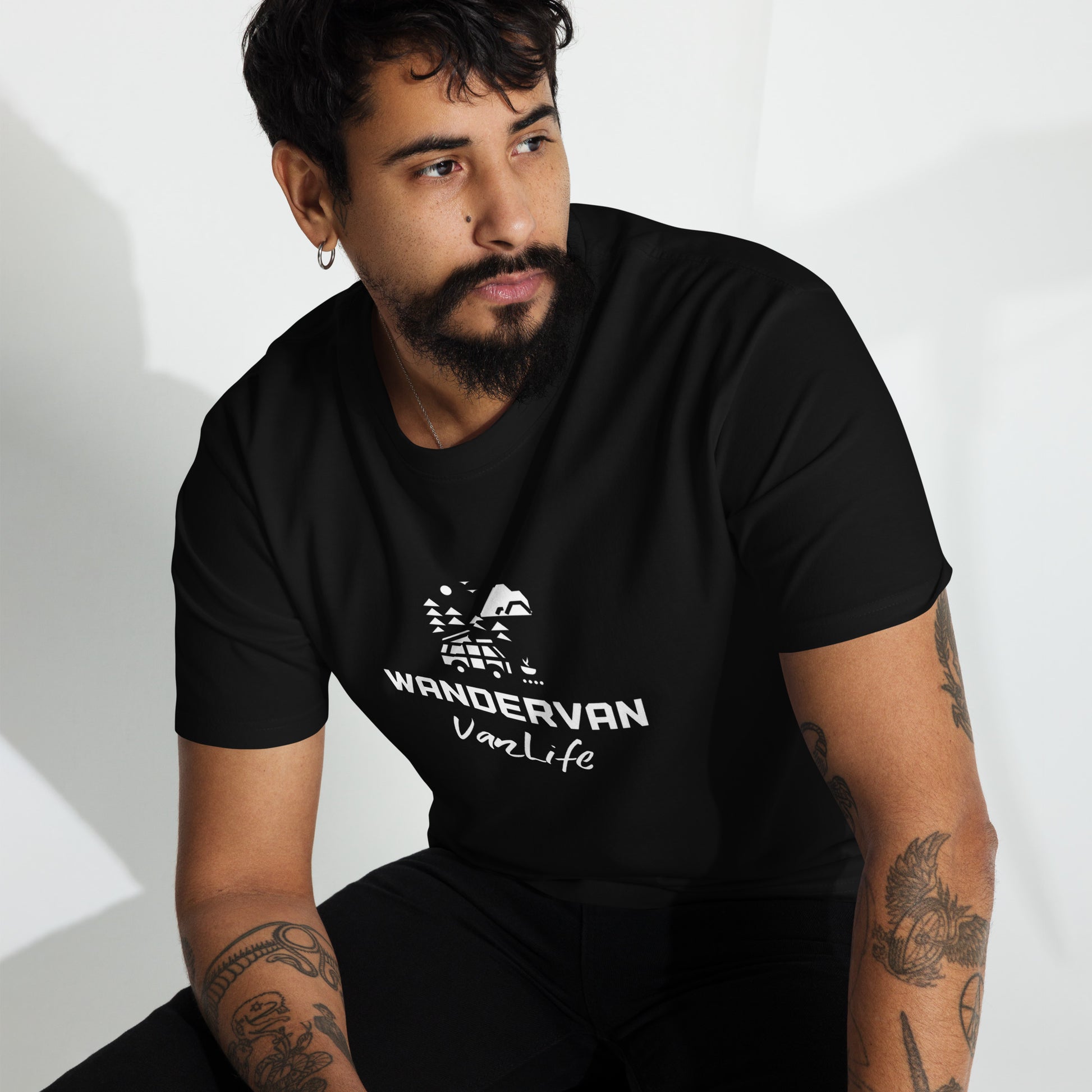 Men’s Premium T-shirt - WanderVan Logo - WanderVan