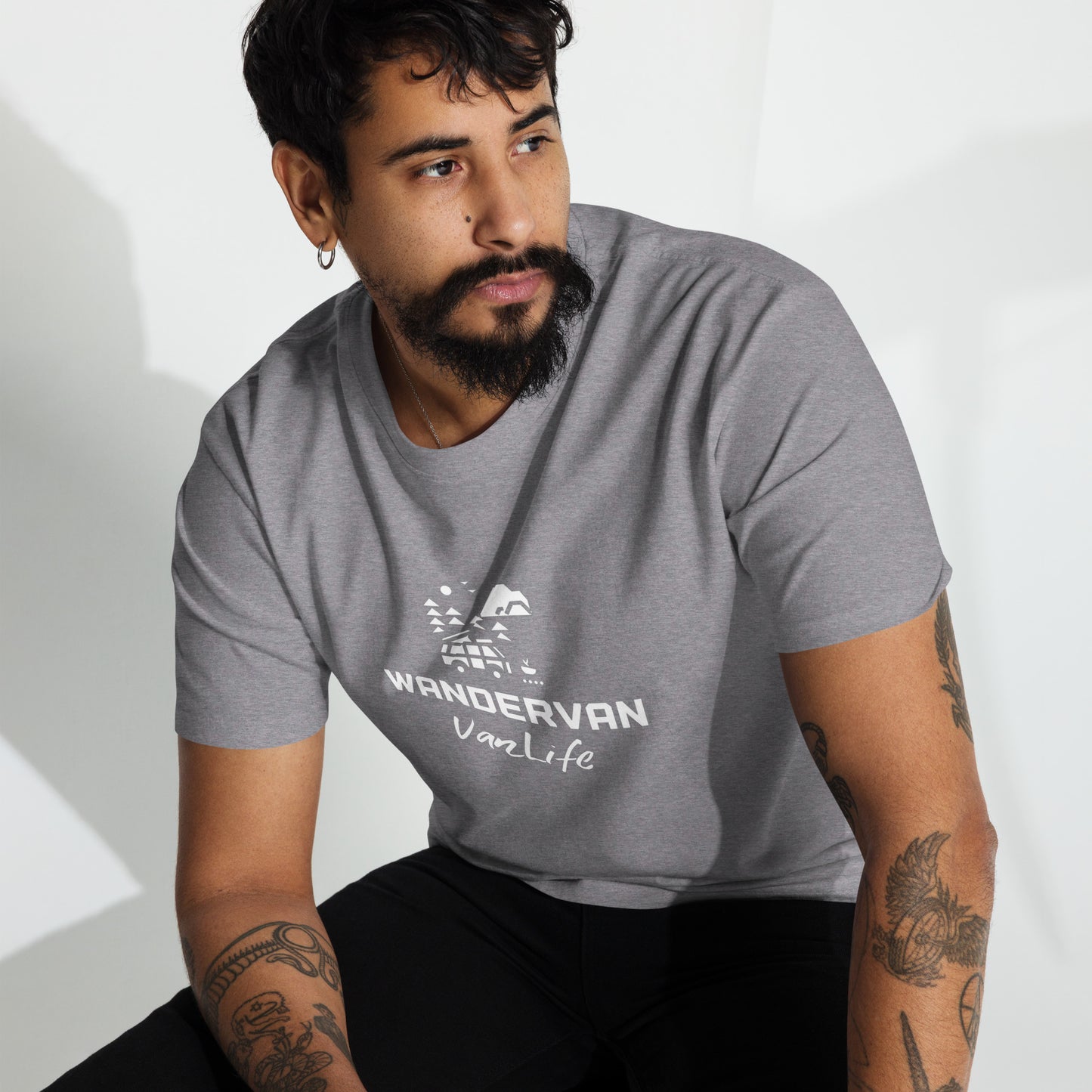 Men’s Premium T-shirt - WanderVan Logo - WanderVan