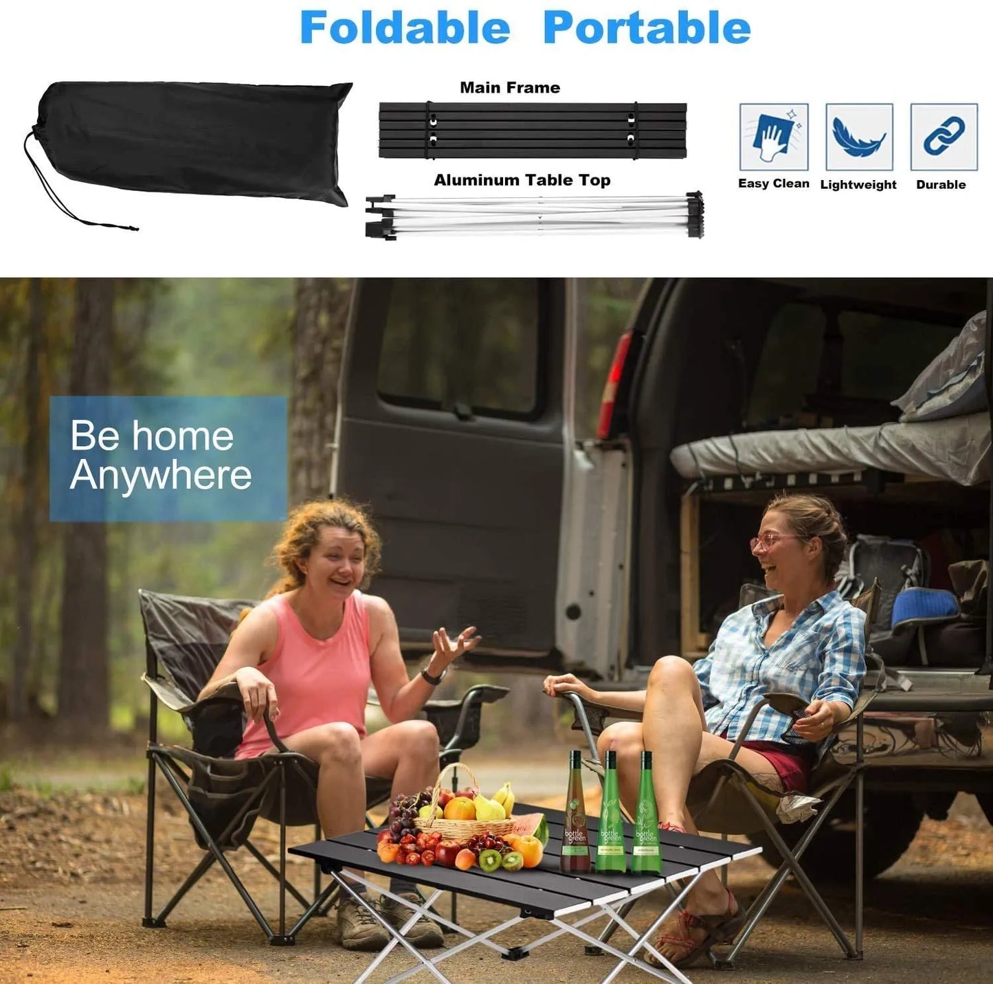 Ultralight Portable Folding Camping Table - WanderVan