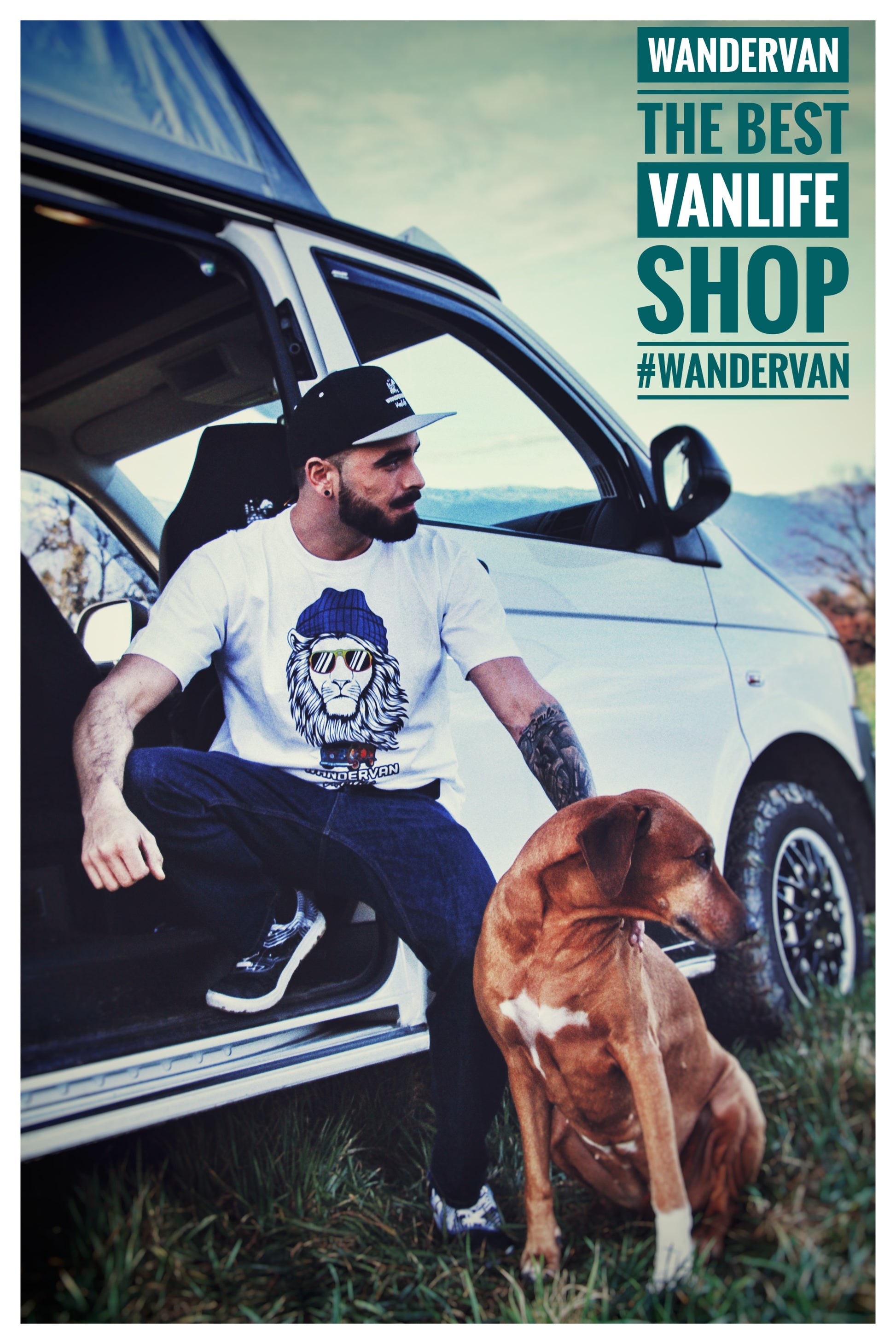 Flat Bill Cap - WanderVan Official BestSeller - WanderVan