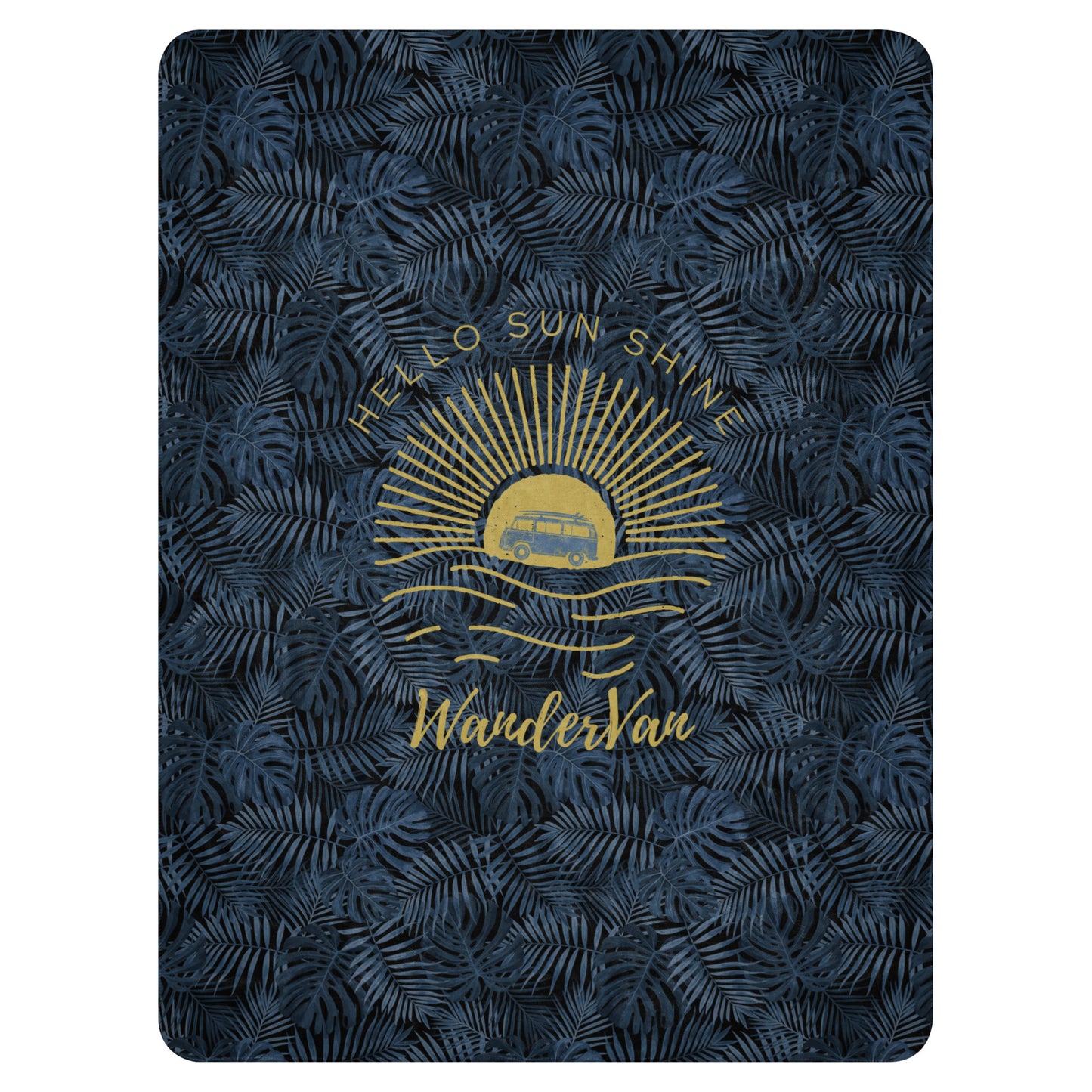 Sherpa blanket - WanderVan Hello Sun Shine - WanderVan