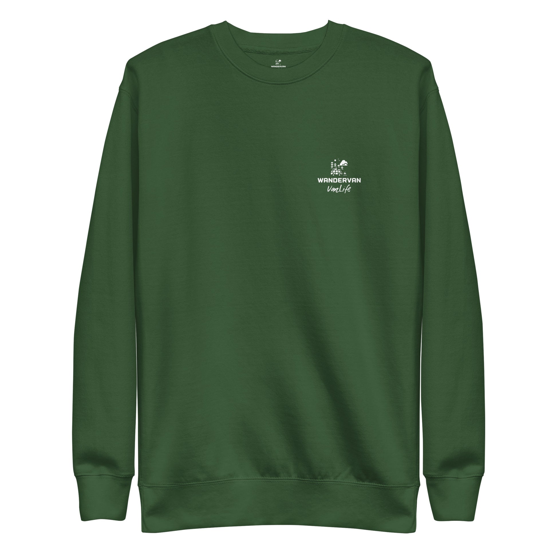 Unisex Premium Sweatshirt - WanderVan Green - WanderVan