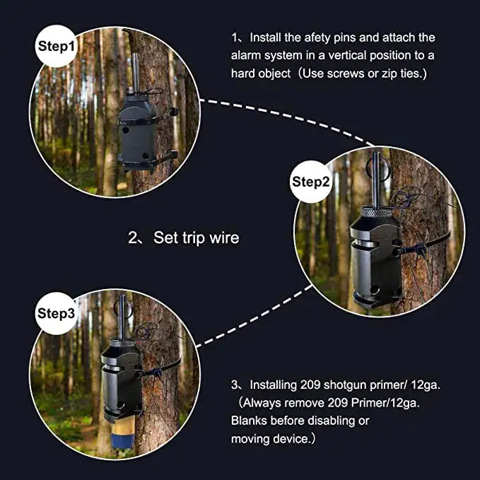 Perimeter Trip Alarm camp - WanderVan