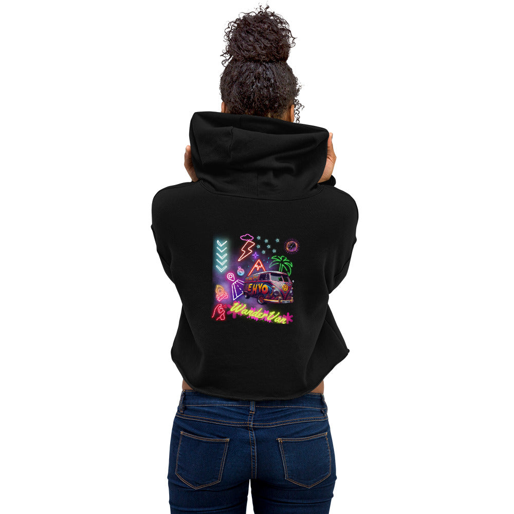 Women Crop Sweatshirt - DubVapoRoad - WanderVan