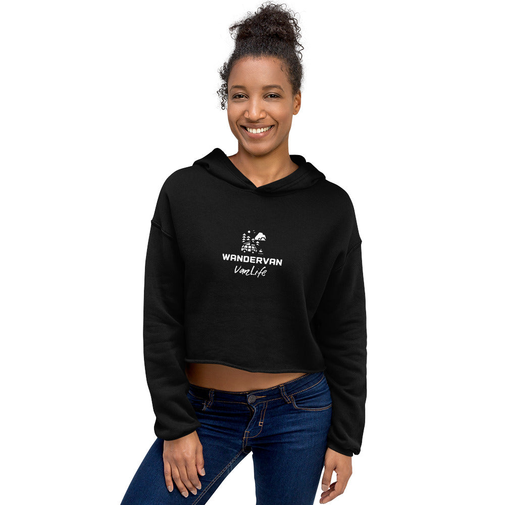 Women Crop Sweatshirt - DubVapoRoad - WanderVan