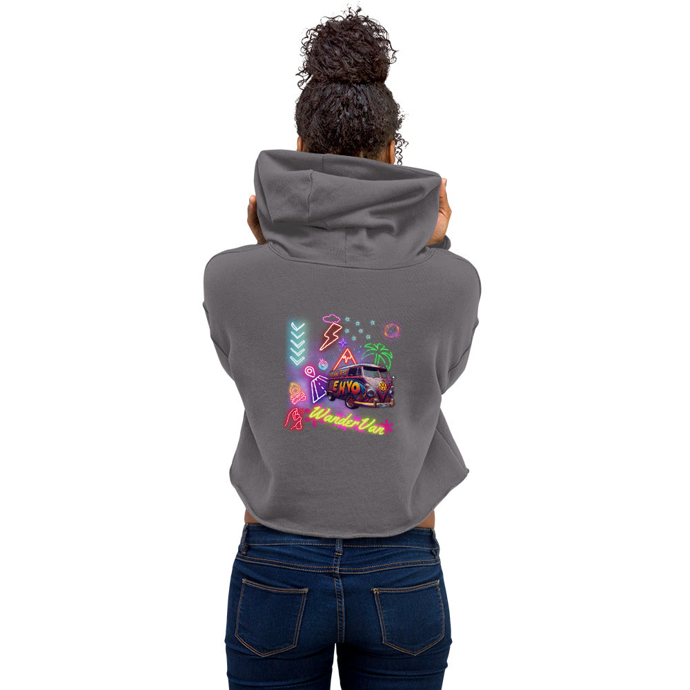 Women Crop Sweatshirt - DubVapoRoad - WanderVan