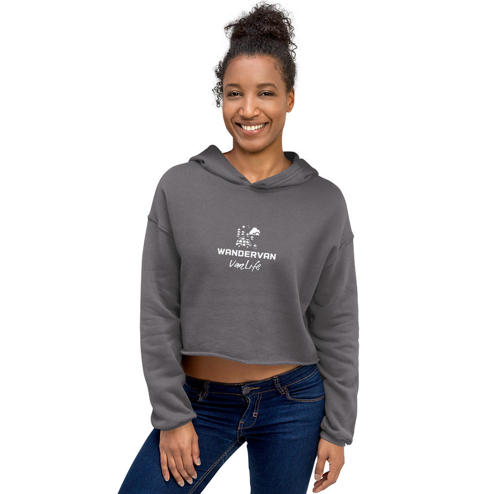 Women Crop Sweatshirt - DubVapoRoad - WanderVan