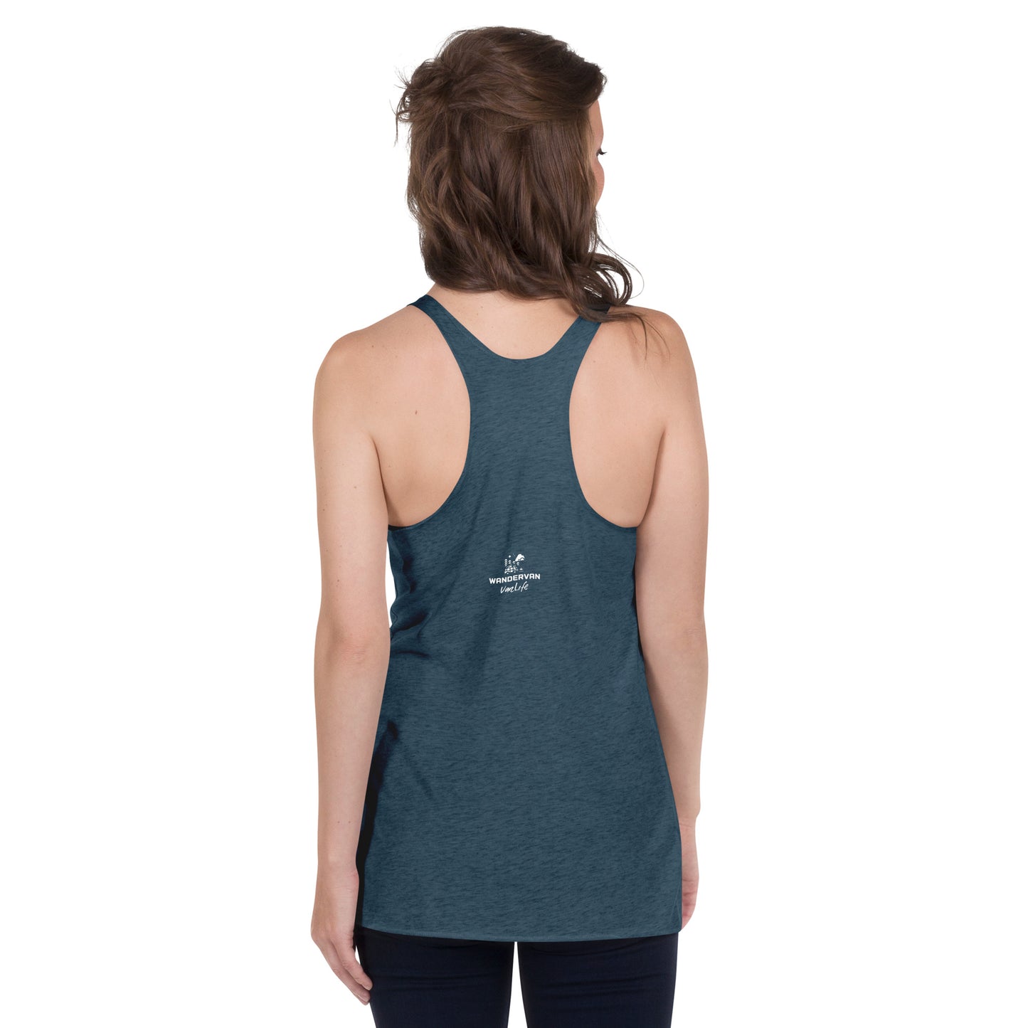 Women's Racerback Tank - Guimauve & WanderVan - WanderVan