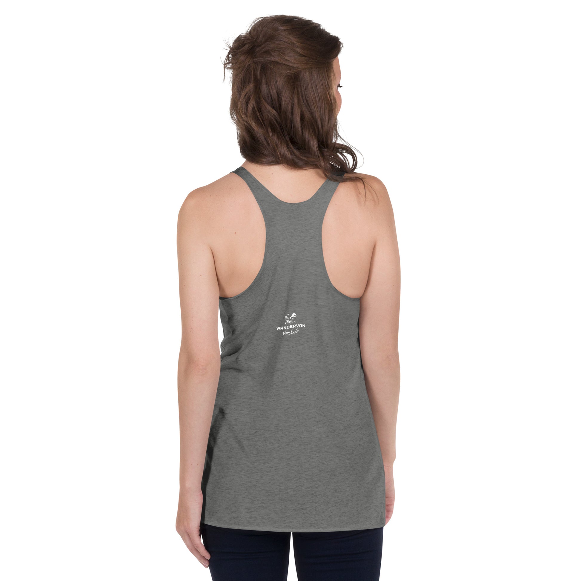 Women's Racerback Tank - Guimauve & WanderVan - WanderVan