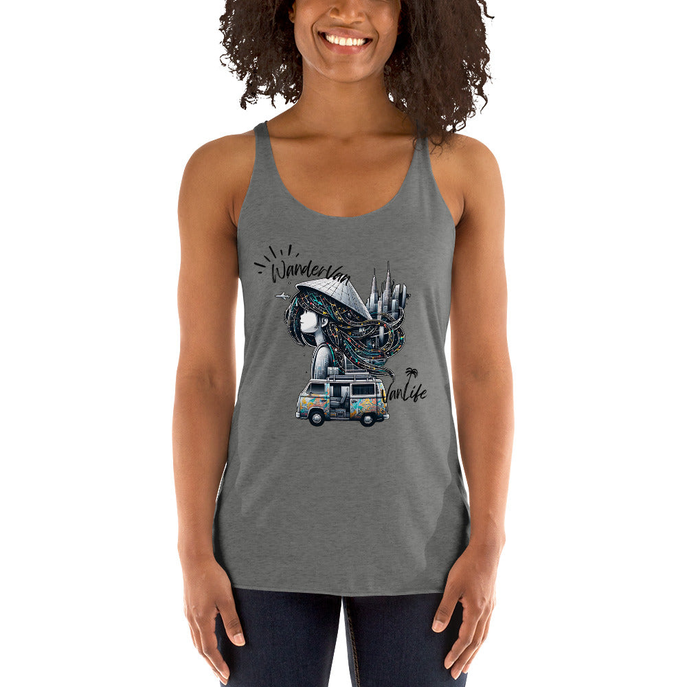 Women's Racerback Tank - RoadAngel WanderVan - WanderVan