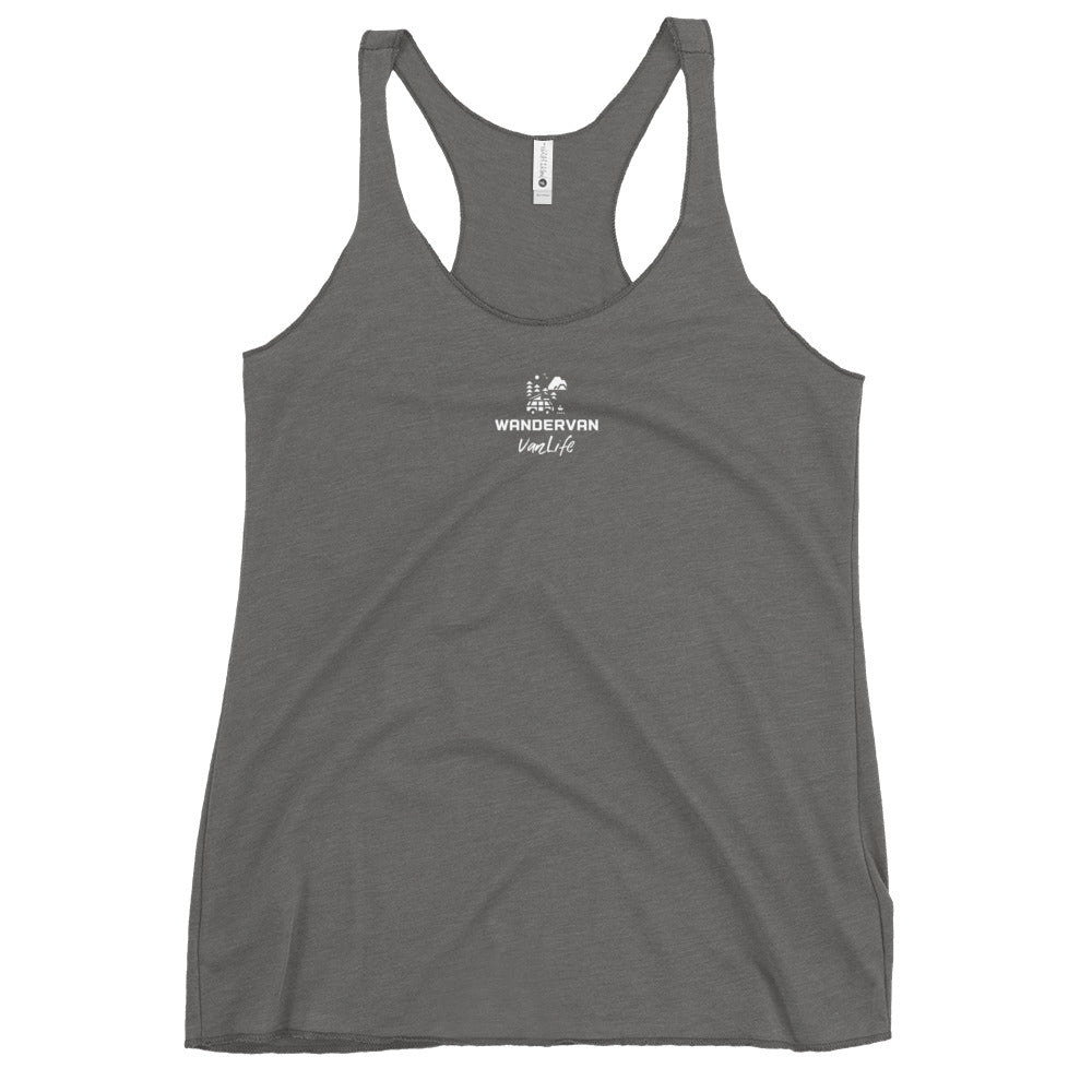 Women's Racerback Tank - IndianRoadSpirit WanderVan - WanderVan