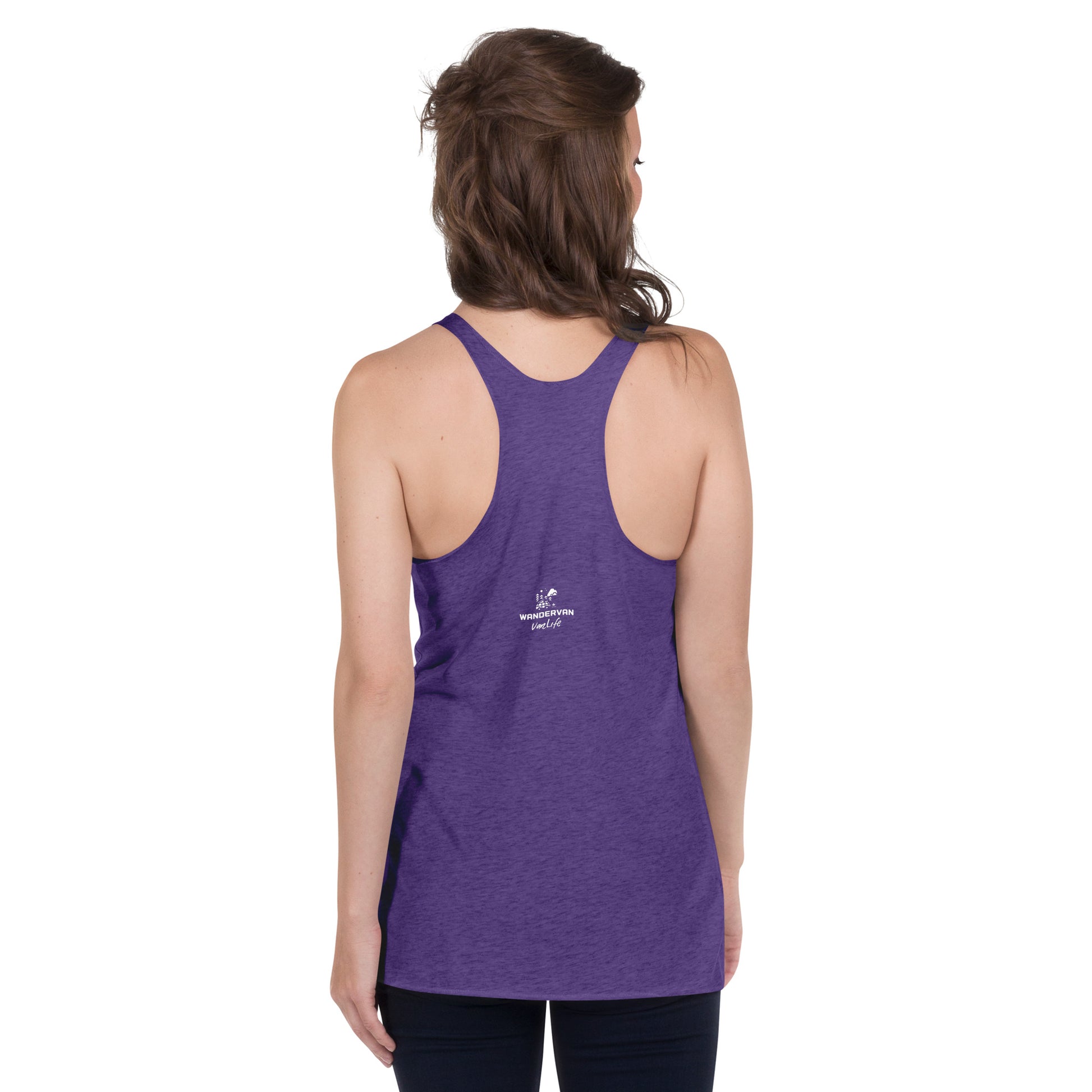 Women's Racerback Tank - Guimauve & WanderVan - WanderVan