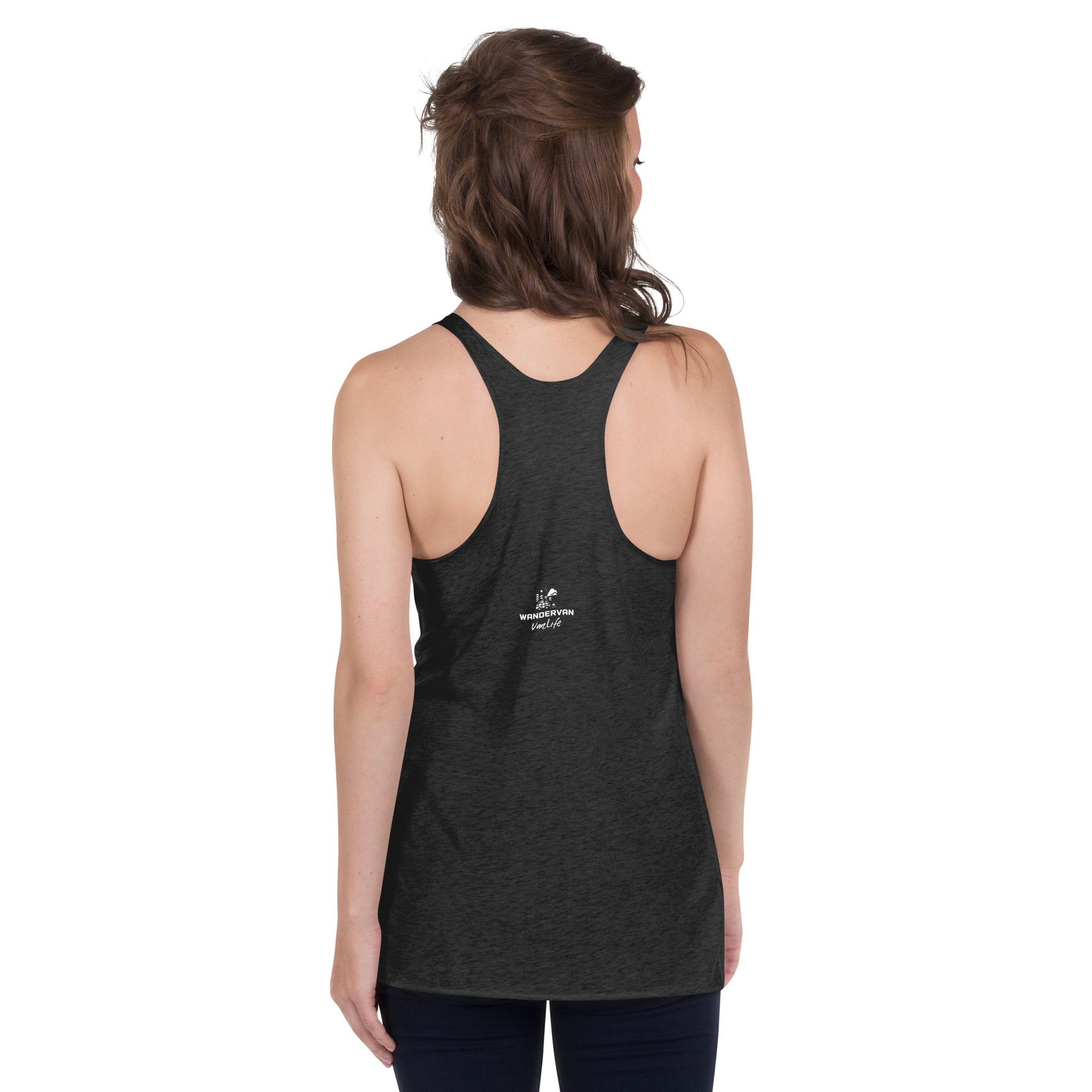 Women's Racerback Tank - Guimauve & WanderVan - WanderVan