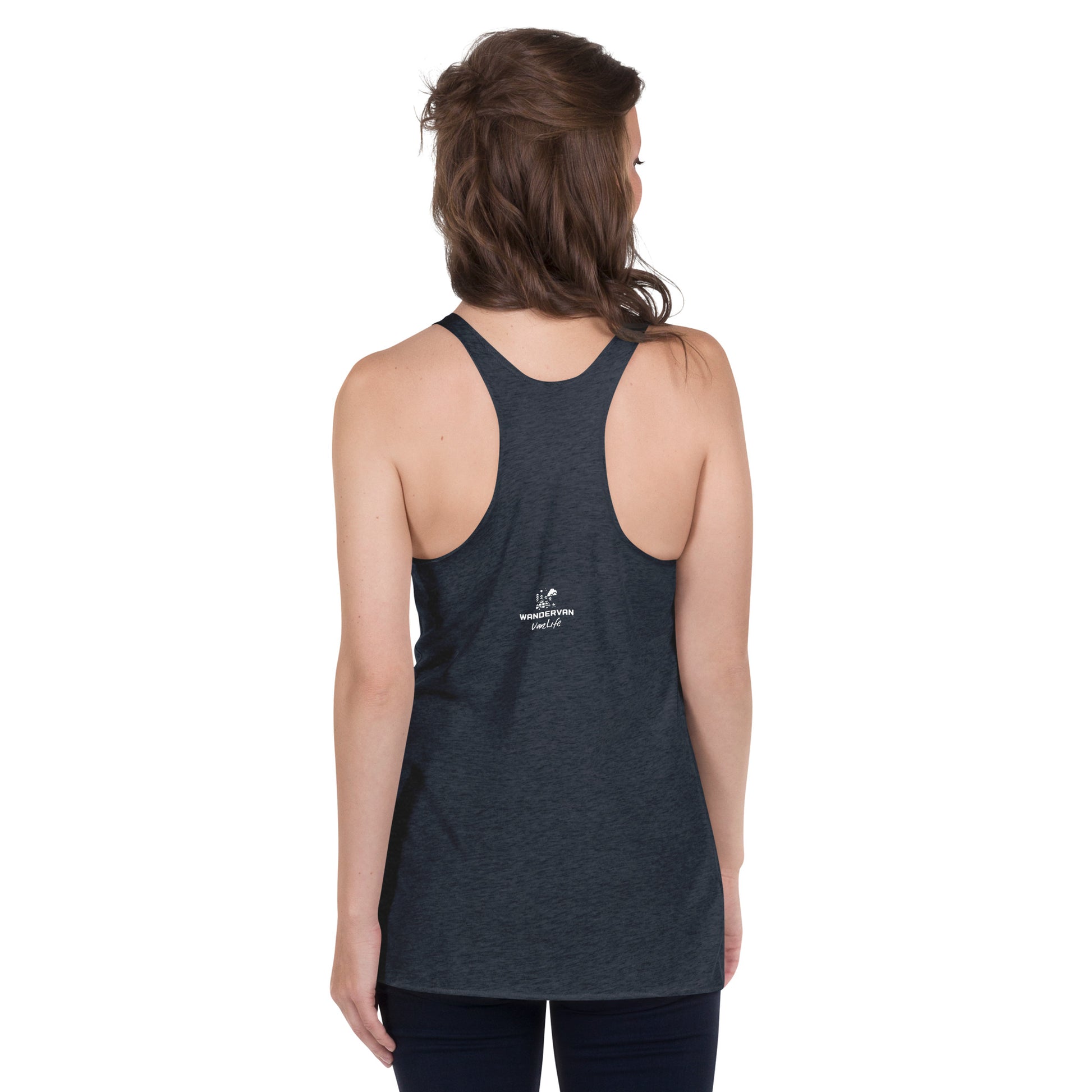 Women's Racerback Tank - Guimauve & WanderVan - WanderVan