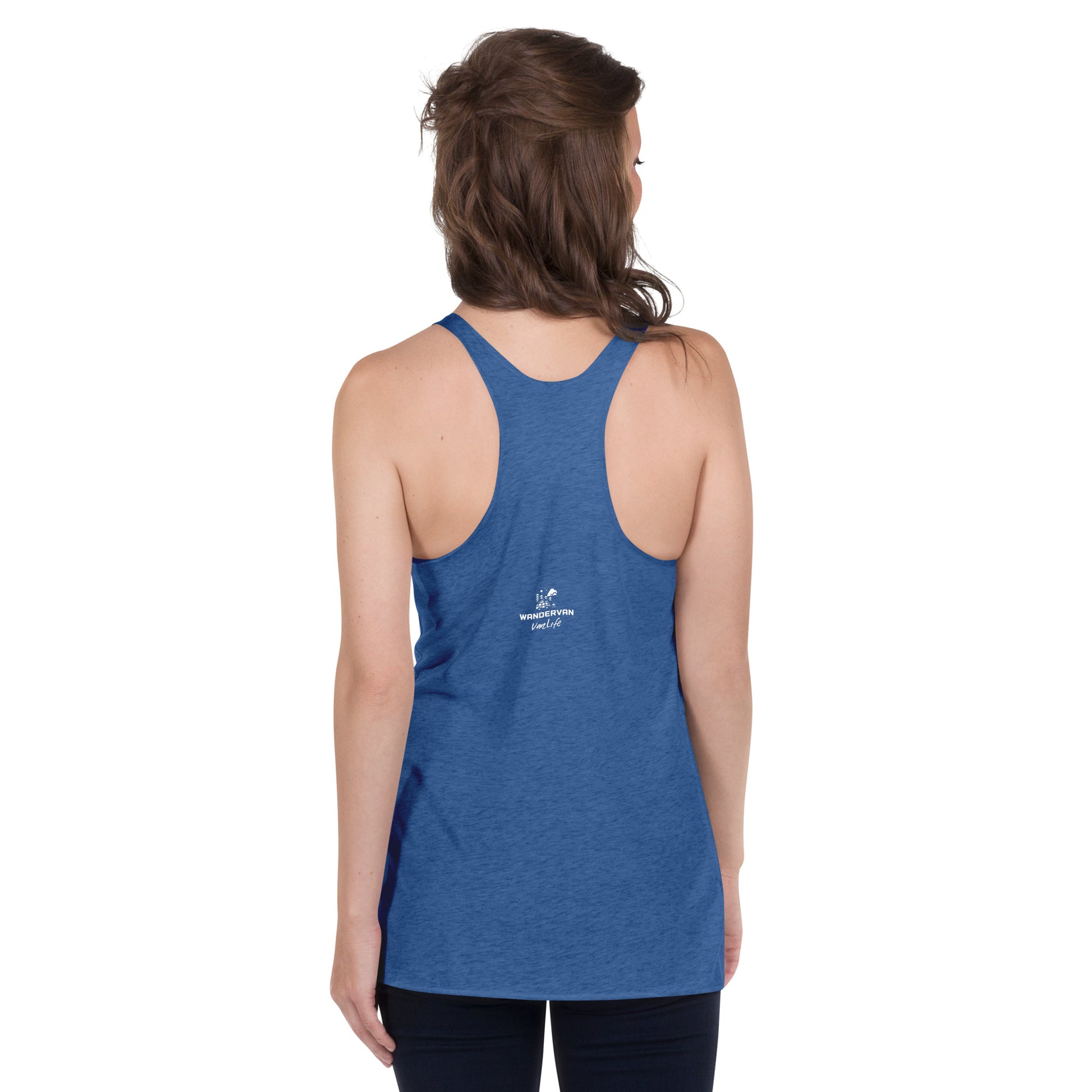 Women's Racerback Tank - Guimauve & WanderVan - WanderVan