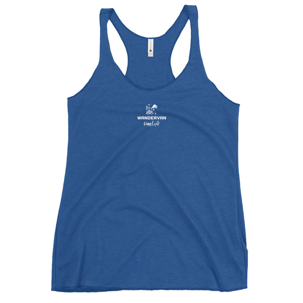 Women's Racerback Tank - IndianRoadSpirit WanderVan - WanderVan