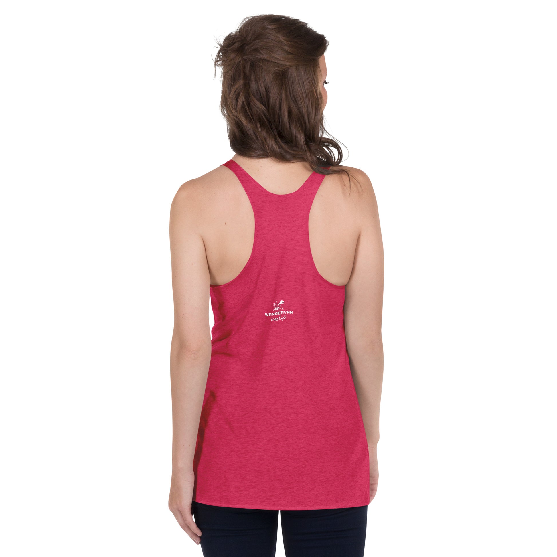 Women's Racerback Tank - Guimauve & WanderVan - WanderVan