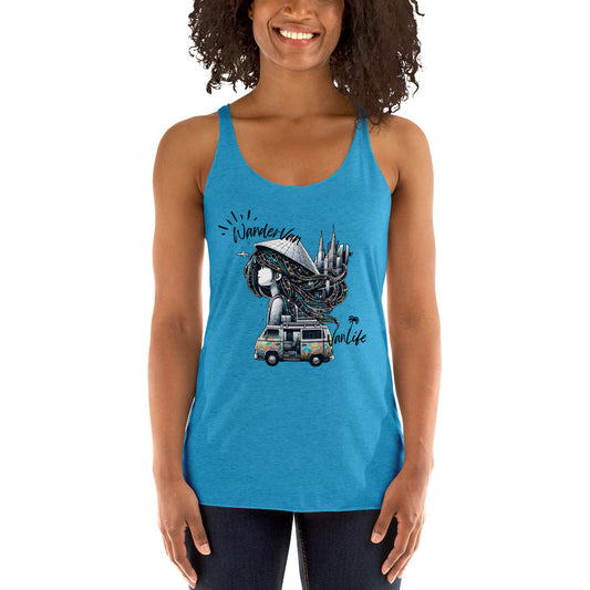 Women's Racerback Tank - RoadAngel WanderVan - WanderVan