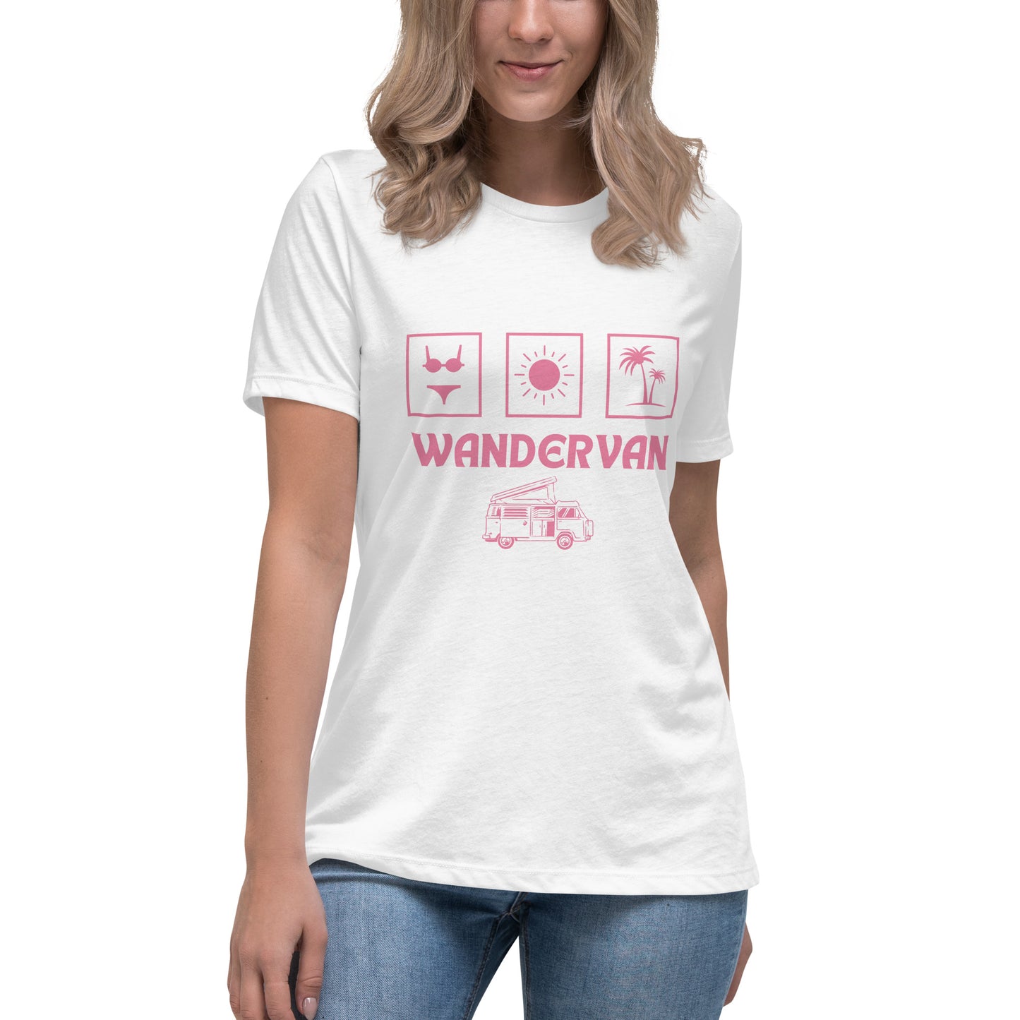 Women's Relaxed T-Shirt - WanderVan VanLife Women style - WanderVan